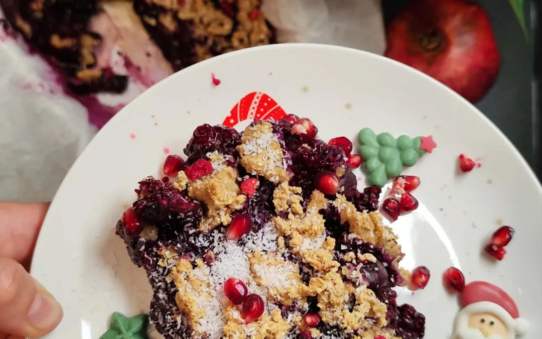 Fitathome – Áfonyás sült zabkása